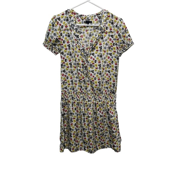 Gap Floral Print Short Sleeve Dress - Picture 1 of 7
